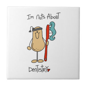 Carreau T-shirts et Cadeaux Fous de Dentisterie