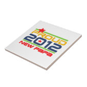 Carreau T-shirts et cadeaux Proud New Papa 2012 (Côté)