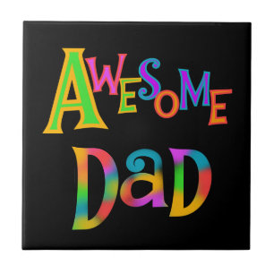 Carreau T-shirts et cadeaux superbes papa