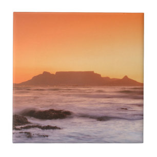 Carreau Table Mountain au coucher du soleil, Bloubergstran