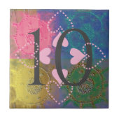 Carreau Table Numéro de la maison (Devant)