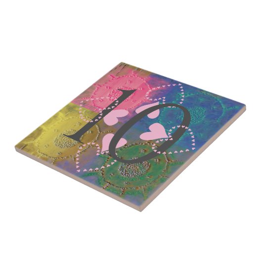 Carreau Table Numéro de la maison (Côté)