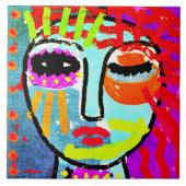 Carreau Tableau numérique Abstrait original (Devant)