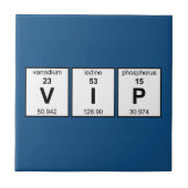 Carreau Tableau périodique de VIP (Devant)