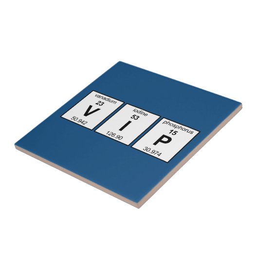 Carreau Tableau périodique de VIP (Côté)