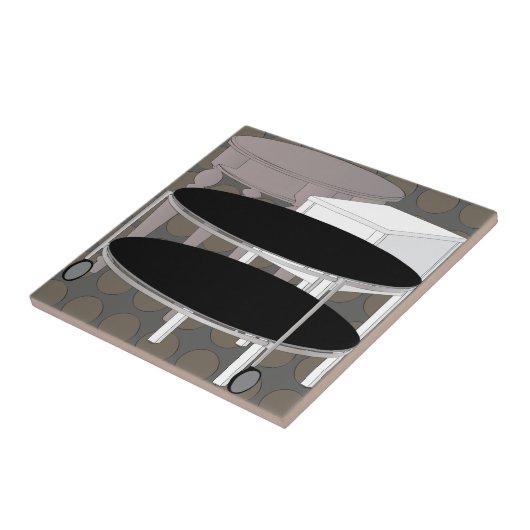 Carreau Tablettes de mobilier Ikea Brown TIle (Côté)