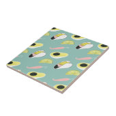 Carreau Taco à propos d'amour | Motif d'élément Taco (Côté)