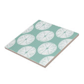 Carreau Taco à propos d'amour | Motif Turquoise à la chaux (Côté)