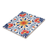 Carreau Talavera Mexicaine Hacienda Style Carrelage clair (Côté)