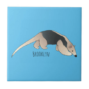 Carreau Tamandua cartoon illustration