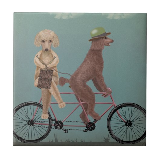 Carreau Tandem de caniche (Devant)