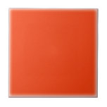 Carreau Tango Orange (Tuile de céramique)<br><div class="desc">Disponible en 2 tailles, ce carrelage en céramique fait sur mesure fait partie de la série HoMeArts Mix-and-Match Tile Series. Cette tuile est une couleur tango orangée avec des taches dorées, qui a des contours ombragés pour lui donner l'illusion d'arêtes arrondies.</div>