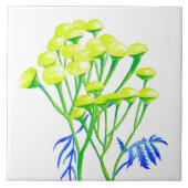 Carreau Tansy sur un carrelage en céramique (Devant)