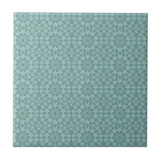 Carreau Tantalisation en turquoise (Devant)