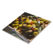 Carreau Tapas aux olives farcies (Côté)