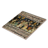 Carreau TAPESTRE BAYEUX 1066 Mort du roi Harold (Côté)