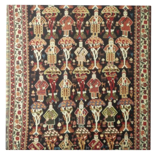 Carreau Tapis de Perse, 19ème-20ème siècle (Devant)