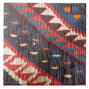 Carreau Tapis de Perse ethnique de Bohème exotique turc d