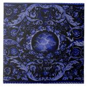 Carreau Tapis de savonnerie 1 (bleu) (Devant)