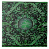 Carreau Tapis de savonnerie 1 (vert) (Devant)