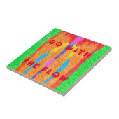 Carreau Tapis et chiffons Art pur abstrait suprême (Côté)