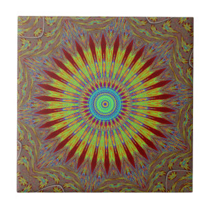 Carreau Tapis iranien motif tribal ethnique africain