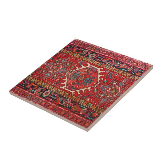 Carreau Tapis persan traditionnel (Côté)