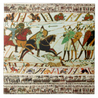 TAPISSERIE BAYEUX, BATAILLE DE HASTINGS, CHEVALIER
