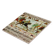 CARREAU TAPISSERIE BAYEUX, BATAILLE DE HASTINGS, CHEVALIER (Côté)