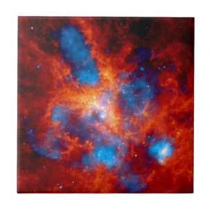 Carreau Tarantula Nebula photo de l'espace infrarouge colo