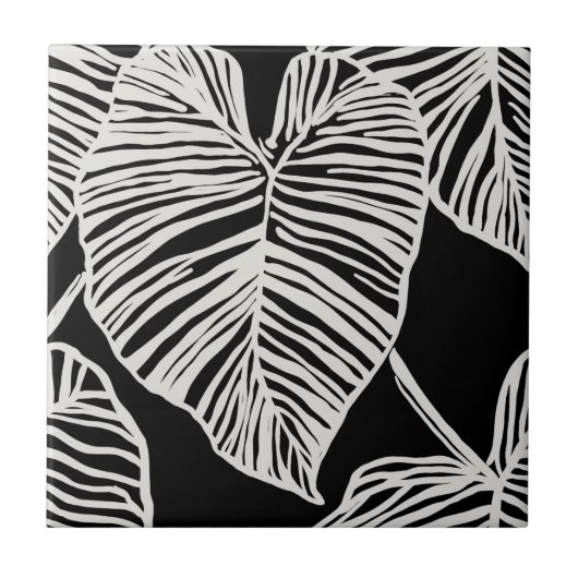 Carreau Taro tropical sans couture (Devant)