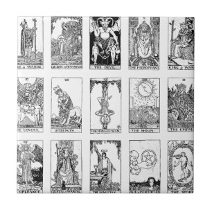 Carreau tarot antique