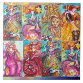 CARREAU TAROTS DES OMBRES PERDUES /STAR, LUNE, SOLEIL, EMP (Devant)