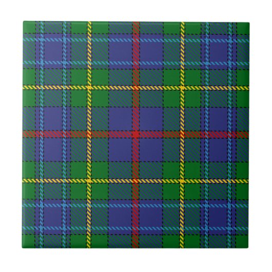 Carreau Tartan de Bailey de clan (Devant)