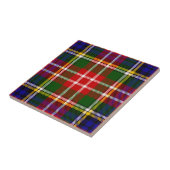 Carreau Tartan de Christie de clan (Côté)