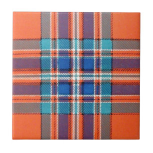 CARREAU TARTAN DE FAMILLE DE MACFARLANE