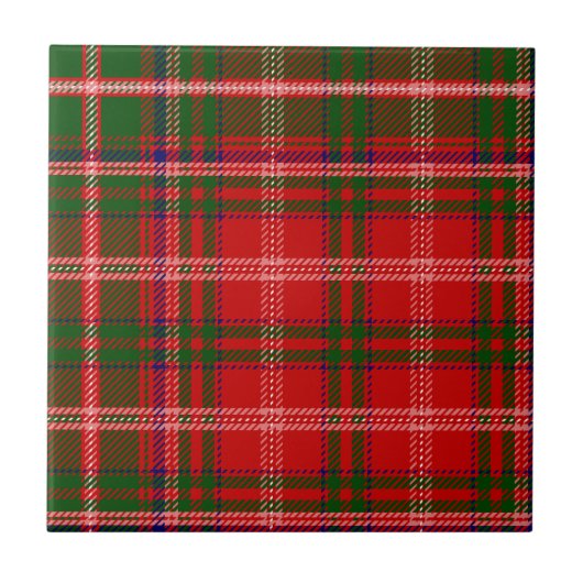 Carreau Tartan de MacDougall de clan (Devant)