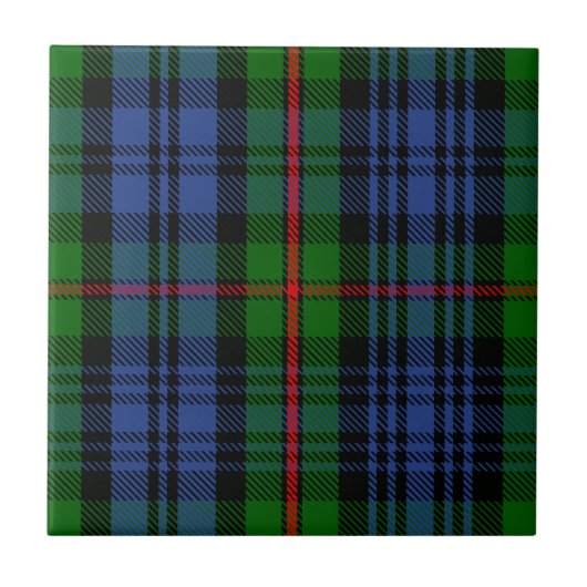 Carreau Tartan de MacKinlay de clan (Devant)