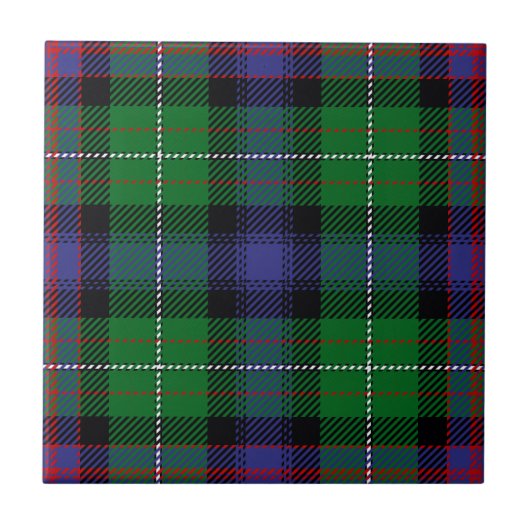 Carreau Tartan de Rankine de clan (Devant)