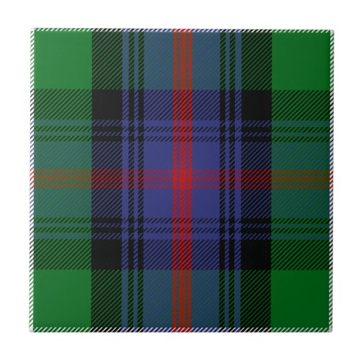 Carreau Tartan de Sutherland de clan (Devant)