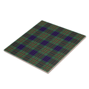 Carreau Tartan d'écossais de plaid de clan de Kennedy
