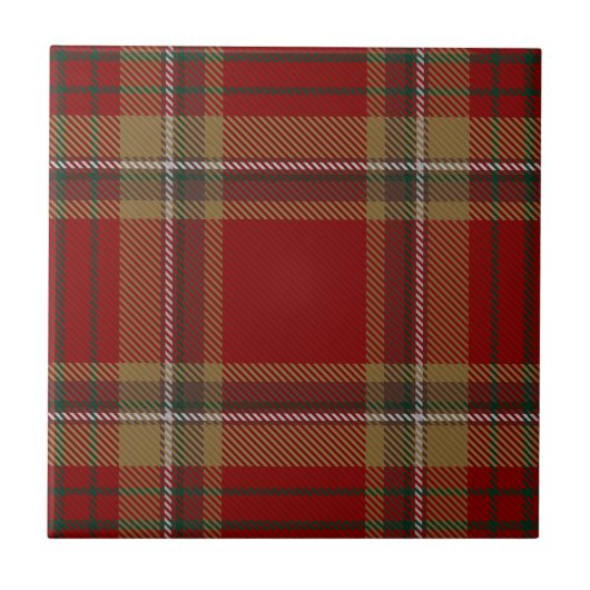 Carreau Tartan d'Irlandais de Tyrone du comté (Devant)