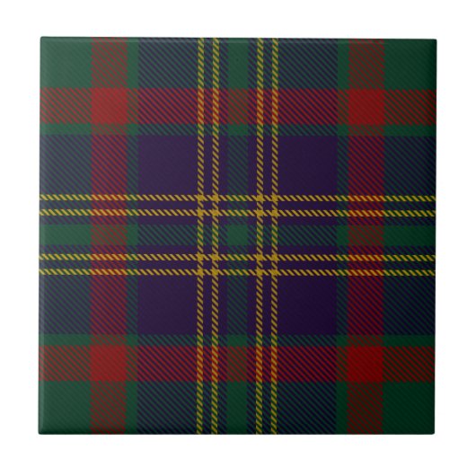 Carreau Tartan d'Irlandais du comté de liège (Devant)