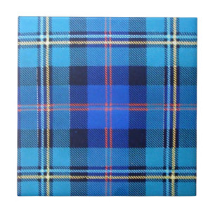 CARREAU TARTAN ÉCOSSAIS DE FAMILLE DE MACNAUGHTON