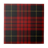 Carreau Tartan écossais de rouge d'expressions de MacQueen (Devant)