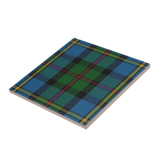 Carreau Tartan écossais d'expressions de MacLeod de clan (Côté)