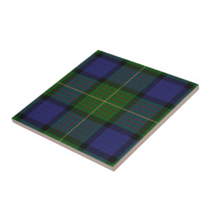Carreau Tartan écossais d'expressions de Muir de clan