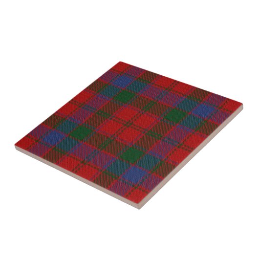 Carreau Tartan écossais d'expressions de Robertson de clan (Côté)