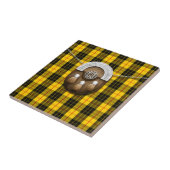 Carreau Tartan et escarcelle de MacLeod de clan (Côté)