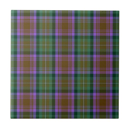 Carreau Tartan Plaid De La Chasse Du Clan De Skye (Devant)